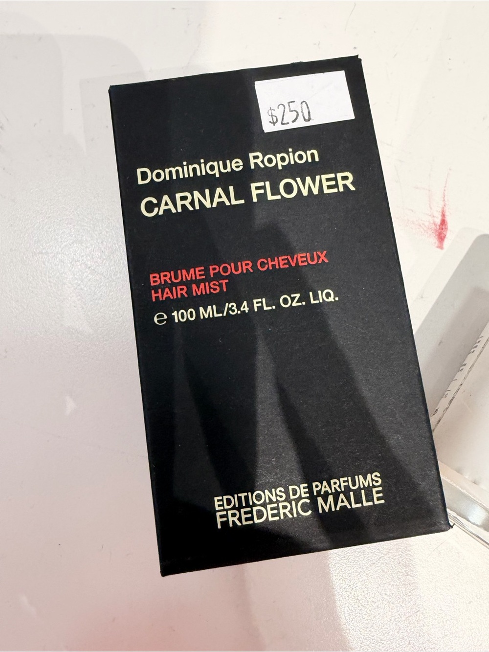 Carnal flower by Frederic Malle Unisex 3.4 oz Hair Mist New in box